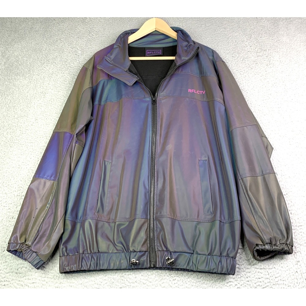 RFLCTV Mens Jacket  Mens Size Large Full Zip Long Sleeve